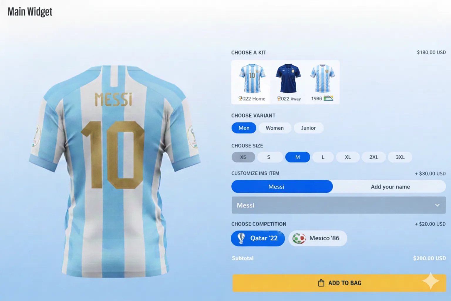 kit_customization_widget screenshot